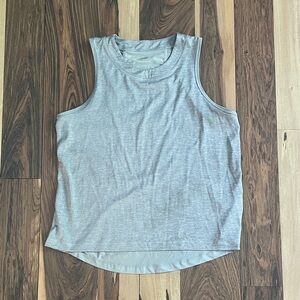 Gray Sleeveless Women's Muscle Tank Top